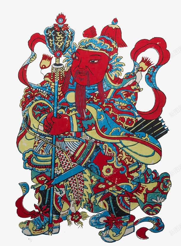 中国传统门神年画png免抠素材_新图网 https://ixintu.com 中国传统门神年画 传统文化 免抠素材 实物 年画 门神