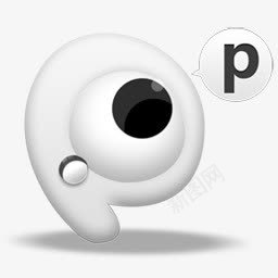 大眼睛英文字母P图标png_新图网 https://ixintu.com 图标 大眼睛 字母 眼睛图标 英文