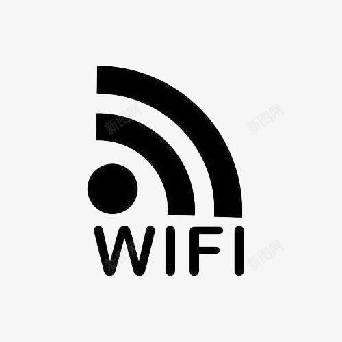 黑白玻璃贴图标png_新图网 https://ixintu.com WIFI 免抠 玻璃贴 餐厅 高清