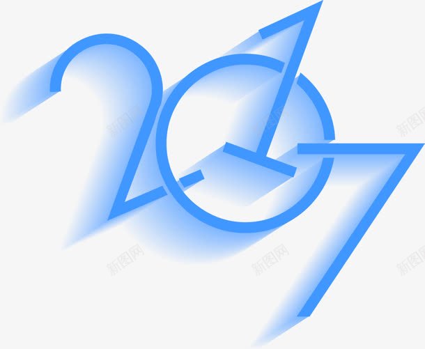 扁平合成创意数字2017png免抠素材_新图网 https://ixintu.com 2017 创意 合成 扁平 数字 设计
