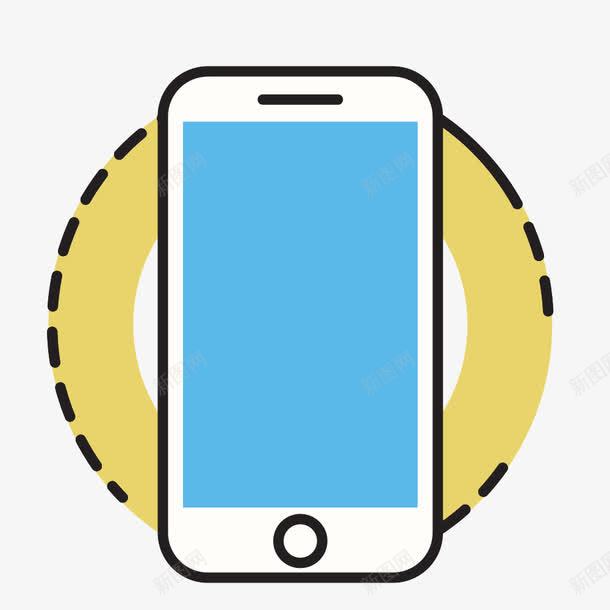 智能手机手绘简图png免抠素材_新图网 https://ixintu.com 手绘图 按键 智能手机 电子产品 简笔画 苹果手机