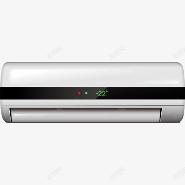 空调png免抠素材_新图网 https://ixintu.com 家电 汽车空调 电器 白色 空调 绿色 黑色