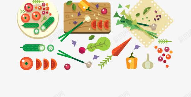 扁平化厨房元素png免抠素材_新图网 https://ixintu.com H5页面素材 cooking 卡通 厨师 厨房元素 扁平化 扁平素材 电商卡通 网页设计卡通