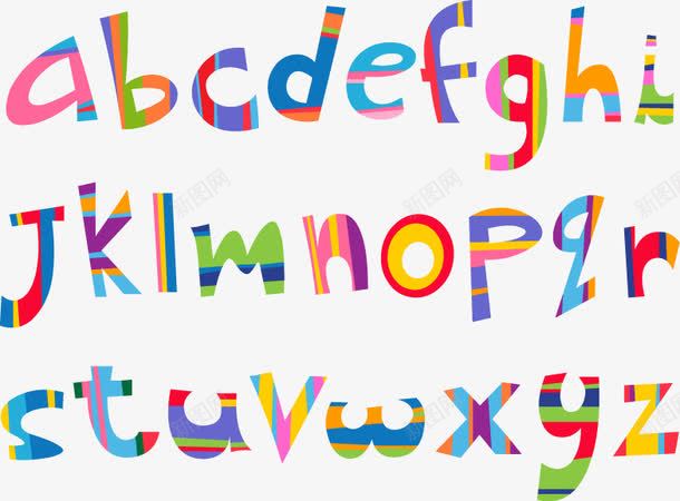 字母表png免抠素材_新图网 https://ixintu.com 免费矢量下载 字母表 文字特效 艺术字