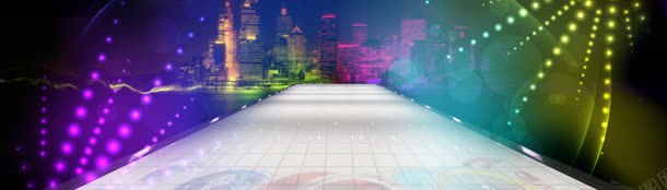 炫彩个性T台背景banner图jpg设计背景_新图网 https://ixintu.com KTV T台 界面设计 舞台