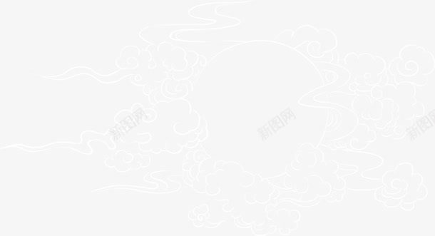 中国风祥云png免抠素材_新图网 https://ixintu.com 中国风 手绘图案 祥云 花纹