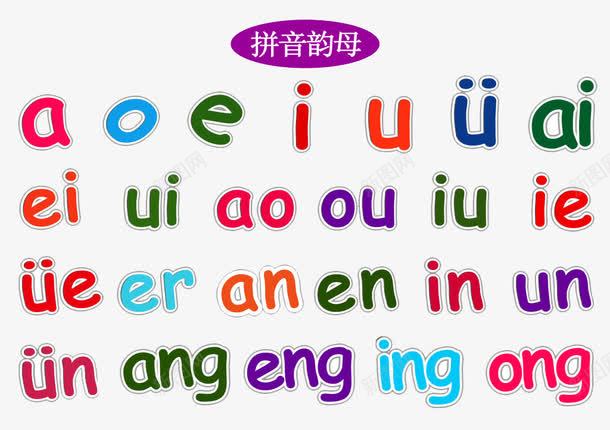 儿童教育拼音韵母彩色卡通png免抠素材_新图网 https://ixintu.com 儿童 儿童卡通 儿童教育 卡通彩色 彩色卡通 拼音 拼音卡片 教育卡通 韵母