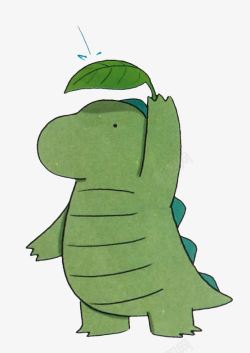 绿色恐龙绿色小恐龙高清图片