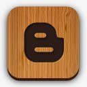 B字母木板logo图标png_新图网 https://ixintu.com logo 图标 字母 木板