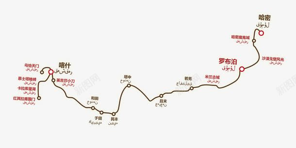 丝绸之路线路图png免抠素材_新图网 https://ixintu.com 一带一路 丝绸之路 丝绸路线 丝路 丝路文化 政策沟通 新丝绸之路 民心相通 沿线 海上丝绸之路 物流 经济互融 经济带 设施联通 贸易畅通 资金融通