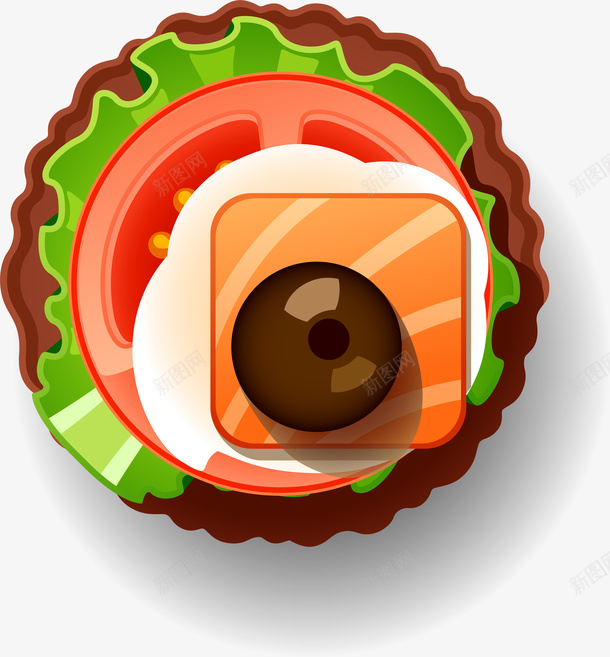 外卖app图标美食餐饮图标png_新图网 https://ixintu.com APP app图标 人物形象矢量图标 便当 图标 外卖 外卖APP 盒饭 订餐 餐饮图标