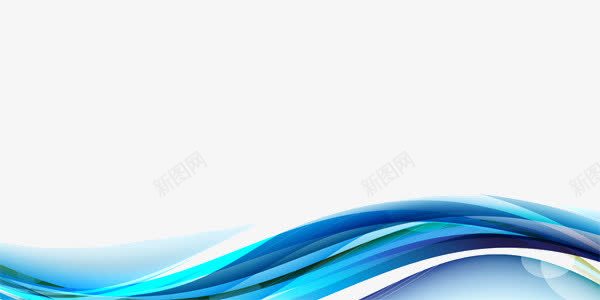 流光蓝色渐变纹样png免抠素材_新图网 https://ixintu.com 流光 渐变纹样 渐变蓝 蓝色 装饰波纹