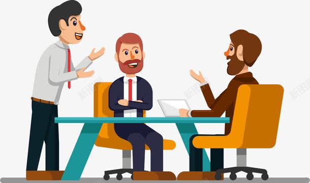 开会商讨需求png免抠素材_新图网 https://ixintu.com 商务会议 开会 矢量素材 研发部 需求讨论