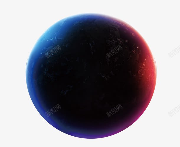 炫酷月食png免抠素材_新图网 https://ixintu.com 光效 创意 月球 月食 海报设计 炫酷 节能 蓝色星球