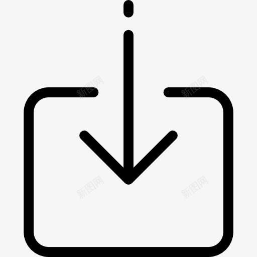 进口图标png_新图网 https://ixintu.com UI 文件 标志 档案 界面 箭头 选择进口