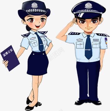 卡通立绘风格效果警察png免抠素材_新图网 https://ixintu.com 卡通 效果 警察 风格