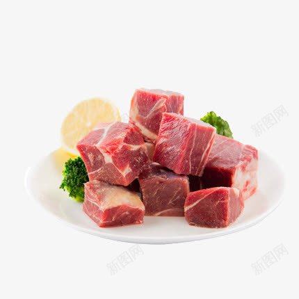 一盘牛腩块png免抠素材_新图网 https://ixintu.com 牛肉 牛腩块 牛腱肉 美食 肉 食材 食物