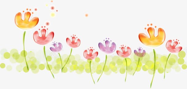 唯美花朵png免抠素材_新图网 https://ixintu.com 小花 底纹 彩色花卉 手绘花朵 手绘设计 移门图案 花丛 花朵 花草 风景漫画