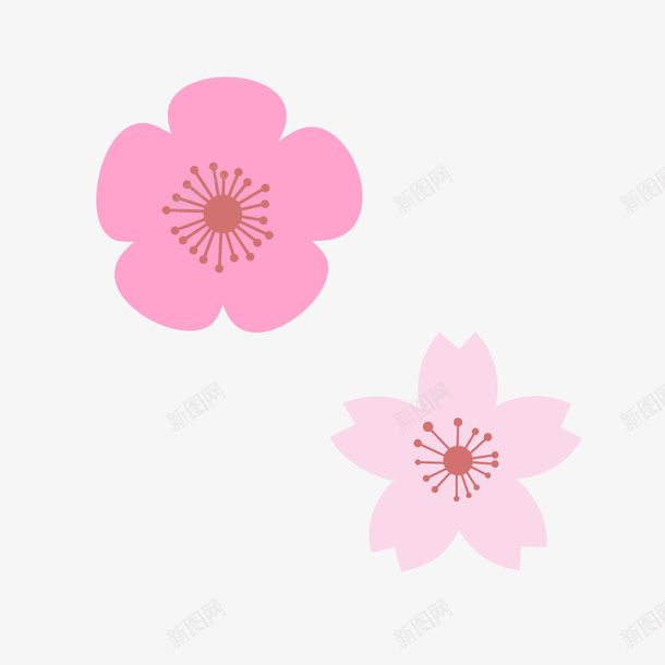 浪漫粉红色花朵春季樱花桃花矢量图ai免抠素材_新图网 https://ixintu.com AI矢量 春天 枝条 树枝 桃花 植物 浪漫 浪漫樱花 粉红色 粉红色花朵 绿植 花卉 花朵 花瓣 花蕊 设计 矢量图