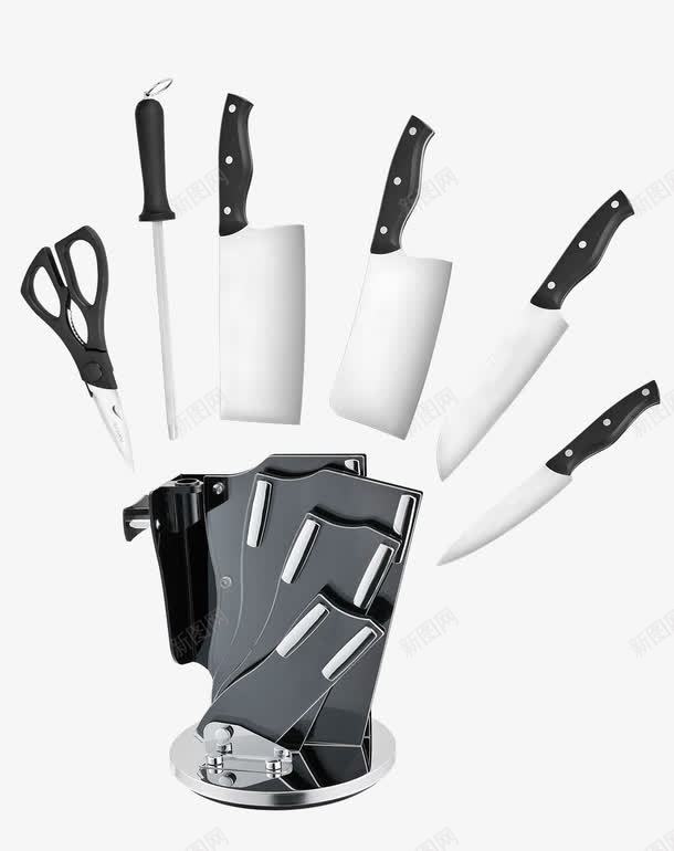 各种刀具png免抠素材_新图网 https://ixintu.com 产品实物 剪刀 厨具 厨房 套装 水果刀 菜刀