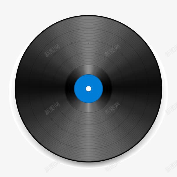 唱片png免抠素材_新图网 https://ixintu.com 唱片卡通 碟片 装饰 音乐 黑胶
