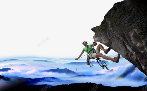 登山png免抠素材_新图网 https://ixintu.com 企业文化 创意素材 登山 超越自我