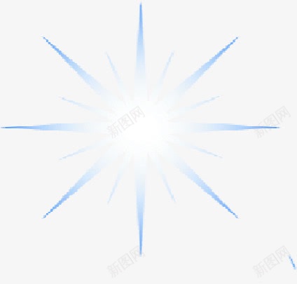 放射性蓝色光效png免抠素材_新图网 https://ixintu.com 放射性 蓝色 设计