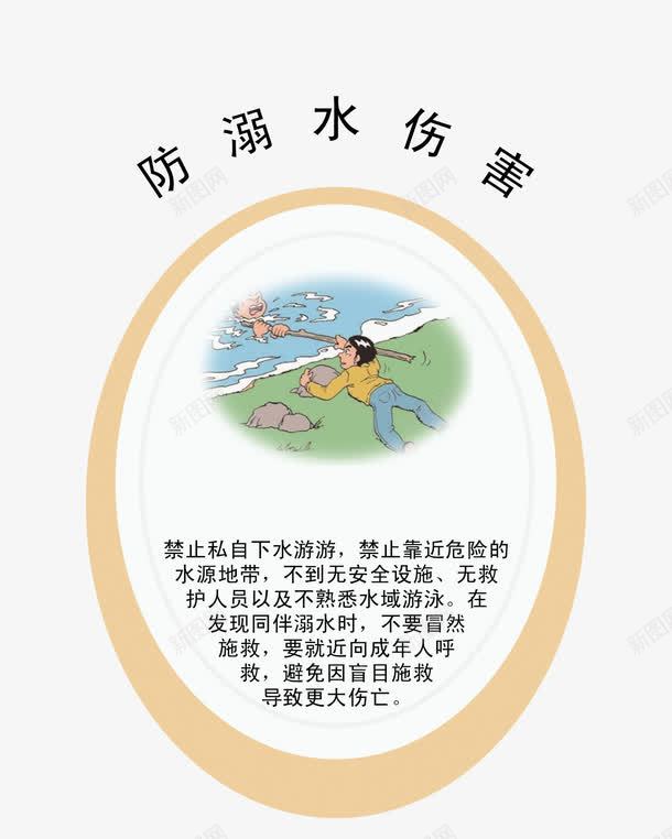 防溺水展板png免抠素材_新图网 https://ixintu.com 免费素材 广告设计 校园安全 校园安全展板 校园安全挂画 防溺水展板