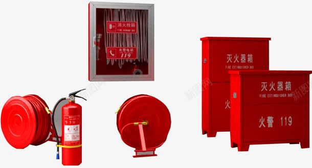 消防器材png免抠素材_新图网 https://ixintu.com 119 消火栓使用方法 消防栓 消防栓使用 火警 灭火器 灭火器箱