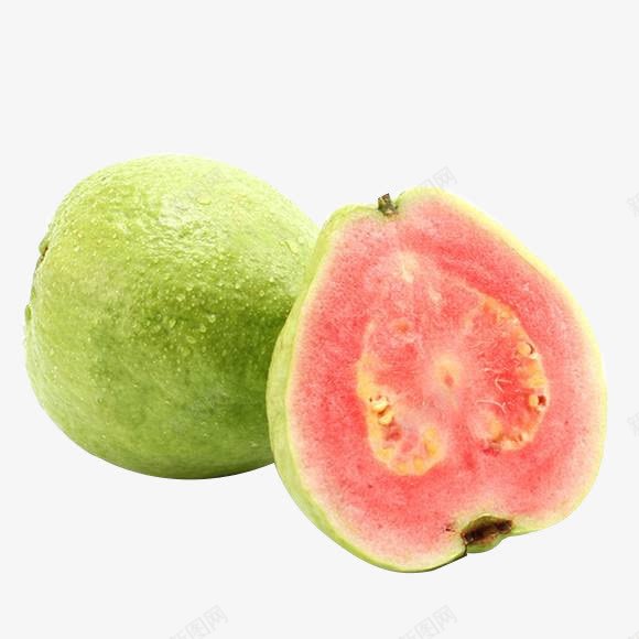 红心番石榴png免抠素材_新图网 https://ixintu.com 实物 水果 番石榴 红心 食物 鸡屎果