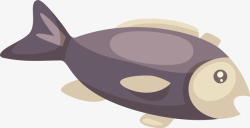 调料手绘卡通食品食物鱼矢量图高清图片