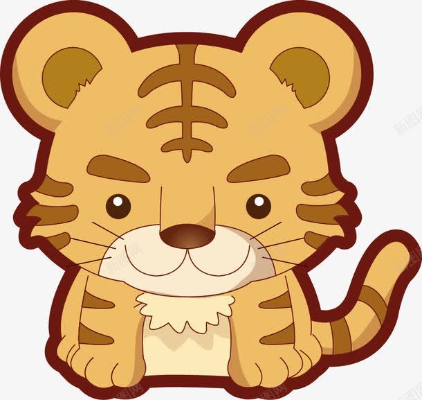 老虎png免抠素材_新图网 https://ixintu.com 动物 卡通 生肖