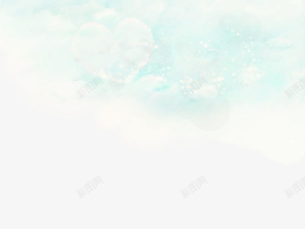 水彩天空png免抠素材_新图网 https://ixintu.com 抽象天空 水彩蓝色天空 蓝色天空