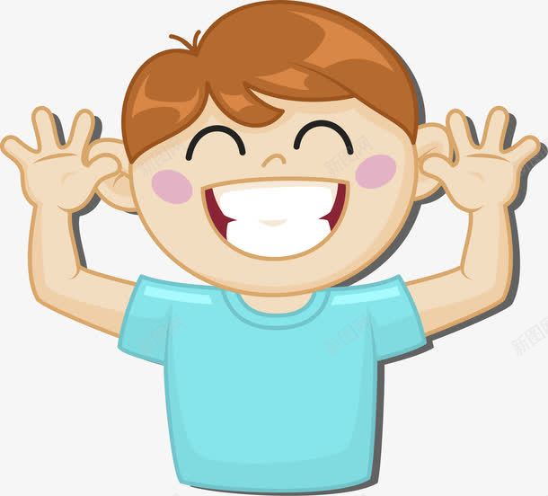 举双手的小男孩png免抠素材_新图网 https://ixintu.com 举手 人举手 卡通 卡通礼貌 小学生 小男孩举手 打招呼 挥手 欢呼雀跃 男孩 男生 露齿笑 高举手臂