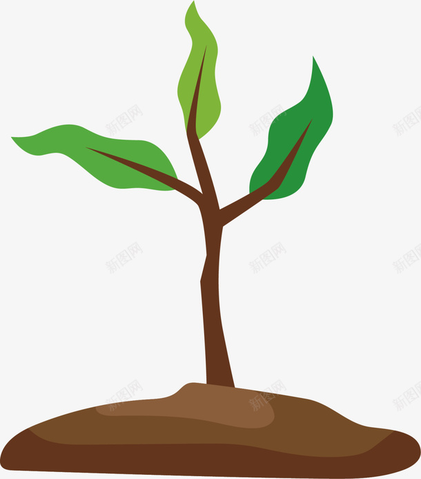 春季卡通泥土树芽png免抠素材_新图网 https://ixintu.com 春天 春季 春日 树芽 树苗 植树节 植物 生长 自然