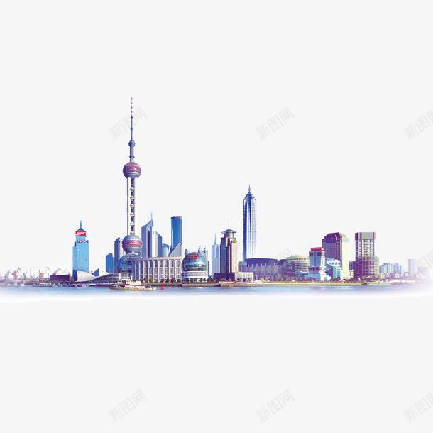 城市东方明珠png免抠素材_新图网 https://ixintu.com 上海 东方明珠 城市 高楼