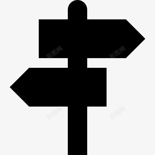 地图标记有两个箭头指向相反的方向图标png_新图网 https://ixintu.com 两 地图 地图和国旗 对方向 标记 相反 箭头