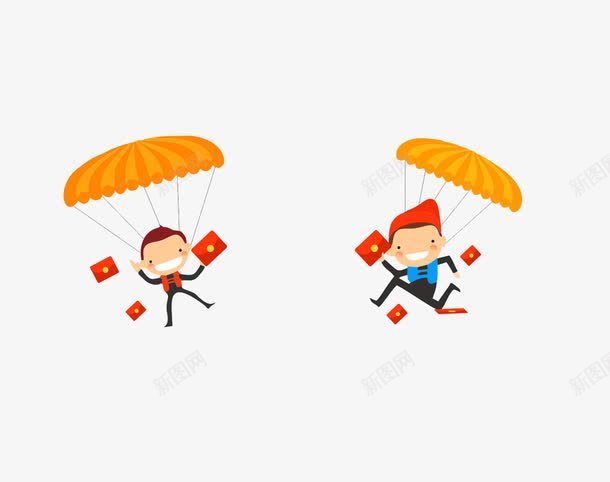 派发红包png免抠素材_新图网 https://ixintu.com 促销 卡通 红包