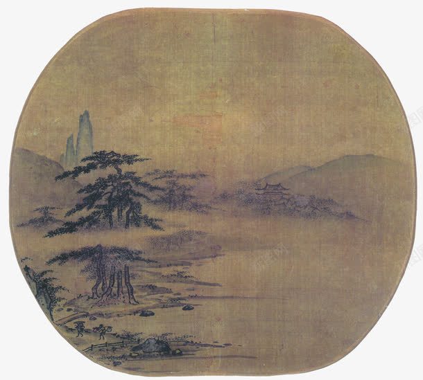 写意山水图png免抠素材_新图网 https://ixintu.com 传统装饰 写意意象 古典文艺 古风中国风 国画 山水图 水墨画 美术作品 静景描绘