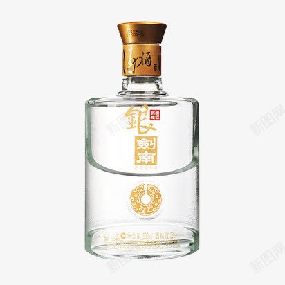 剑南春银剑南png免抠素材_新图网 https://ixintu.com 产品实物 剑南春 特酿 白酒 银剑南
