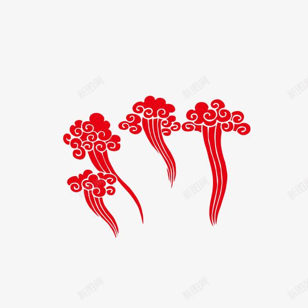 四只云母png免抠素材_新图网 https://ixintu.com 云母 云纹 优美如 吉祥图案 四合云 如意 如意云 形态似飞鸟 瑞雀 祥云 祥云云纹 象征高升