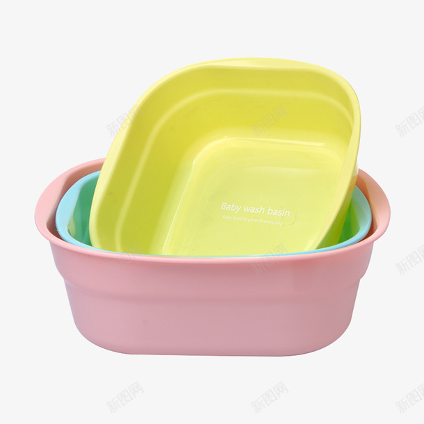 婴儿洗脸盆宝宝儿童小脸盆png免抠素材_新图网 https://ixintu.com 产品实物图 卡通 塑料 婴幼儿洗脸盆 小脸盆 母婴用品 进口母婴