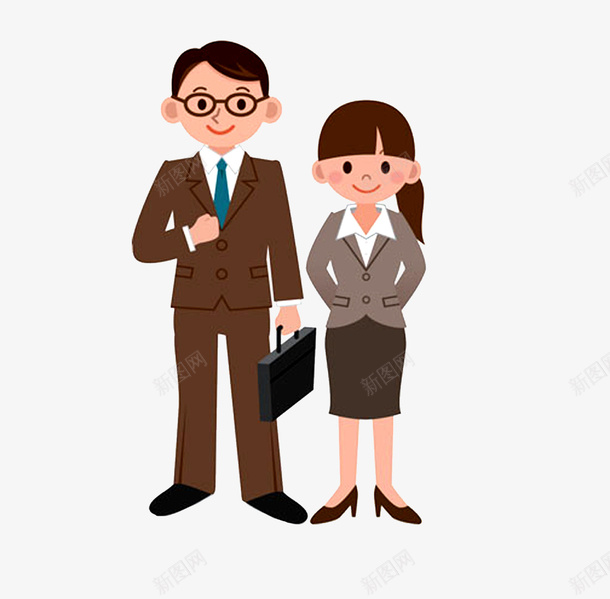 职场上班族卡通形象png免抠素材_新图网 https://ixintu.com ps上班族 上班族 上班族海报 上班的人 人物 企业 卡通 工作的人 正装 职业 职场 西装