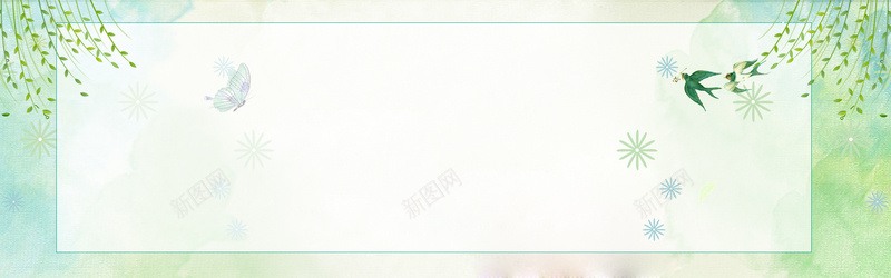 清新春天banner海报背景psd设计背景_新图网 https://ixintu.com 卡通 唯美 大气 小清新 彩色 插画 文艺 春季上新 树叶 浪漫 立春 简约 绿色 花丛 花瓣
