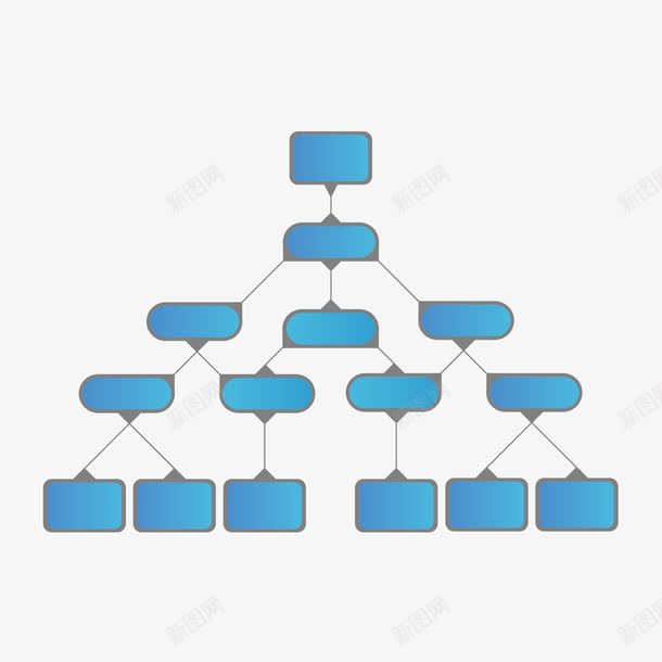 组织架构图png免抠素材_新图网 https://ixintu.com 人员组成 企业架构 手绘