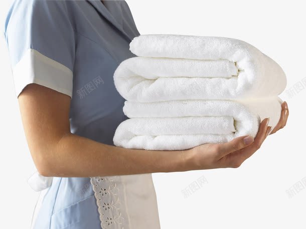 女仆拿着浴巾png免抠素材_新图网 https://ixintu.com 产品实物 仆人 保姆 女仆 家政服务 毛巾 浴巾 生活服务 白色毛巾