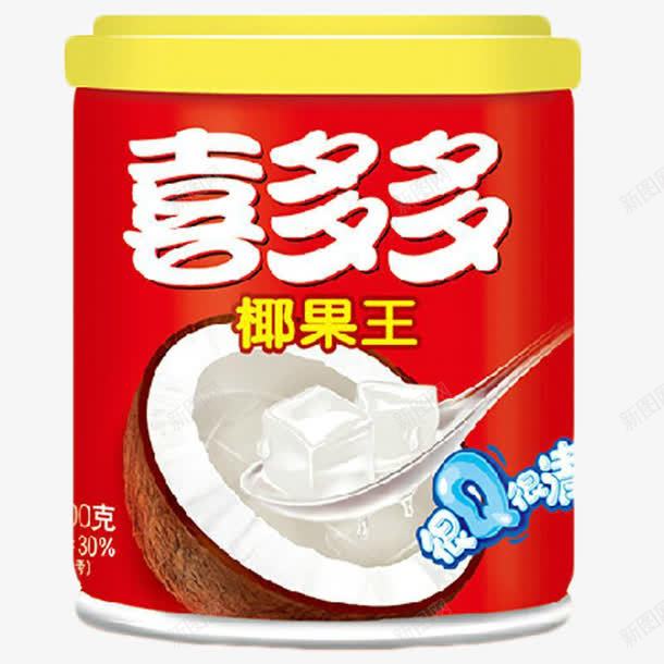 喜多多椰果王png免抠素材_新图网 https://ixintu.com 产品实物 时尚饮料 正品 水果罐头