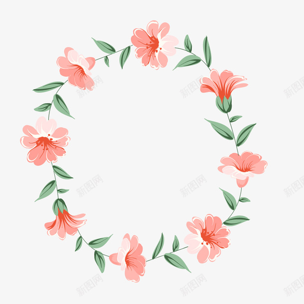 手绘粉嫩花朵边框png免抠素材_新图网 https://ixintu.com 卡通 可爱 心形 手绘 玫瑰花 粉嫩 紫罗兰 花朵 花边 蝴蝶结 青草