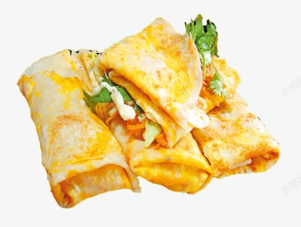 美食煎饼png免抠素材_新图网 https://ixintu.com 煎饼 美食 食物 饼子