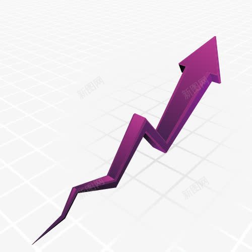 箭头图形png免抠素材_新图网 https://ixintu.com 商业 实用 指标 数据 立体 箭头 统计 表格 金融